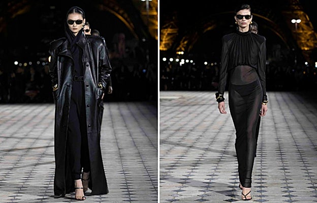 Desfile de Saint Laurent primavera-verano 2023.