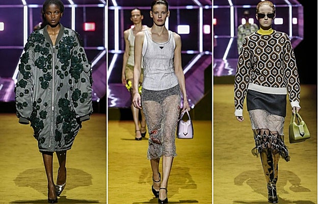 Desfile de Prada primavera-verano 2023.
