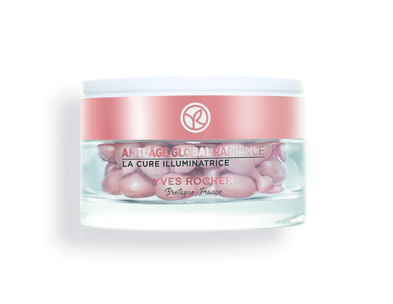 Cura Iluminadora Anti-Âge Global de Yves Rocher (83 €, 35 cápsulas). Contiene el exclusivo Néctar Vegetal de Luz para que día tras día, la piel se vuelva más radiante y los signos de la edad se difuminen. Su textura, sedosa y nutritiva es un placer para los sentidos.