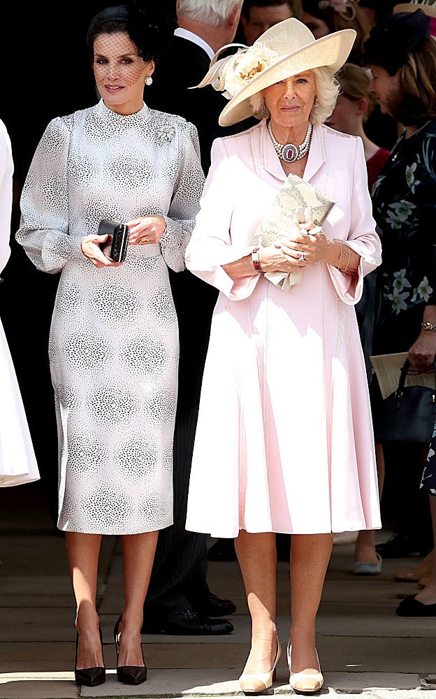 Doña Letizia en 2019 en la celebración del Día de la Jarretera.