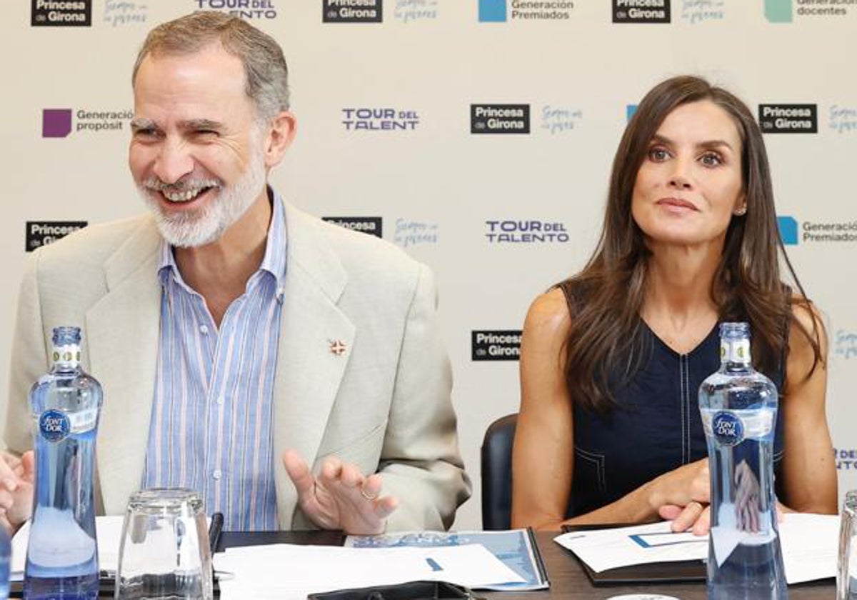 El Rey Felipe y la Reina Letizia en Girona