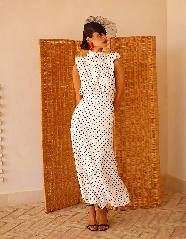 El top y la falda Sevilla de Barey.