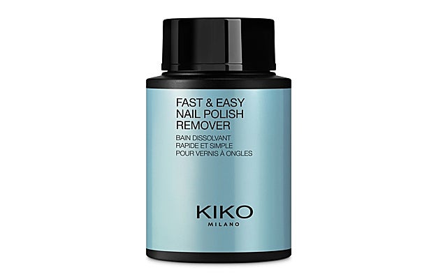 Nail Polish Remover Fast & Easy de Kiko Milano.