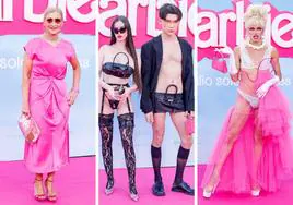 Preestreno de 'Barbie' en Madrid: los estilismos más originales de las famosas en la alfombra rosa