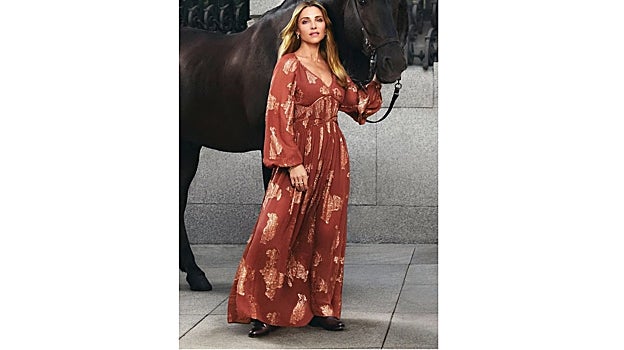 Elsa Pataky con el vestido boho de Tintoretto