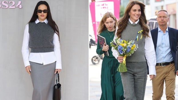 Rosalía y Kate Middleton con un look muy similar