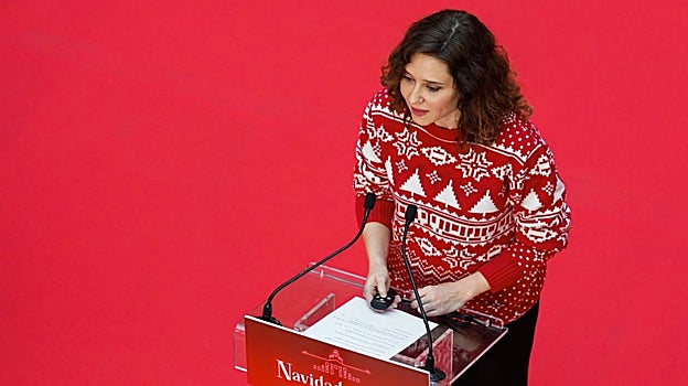 El jersey de Ayuso pertenece al Metro de Madrid