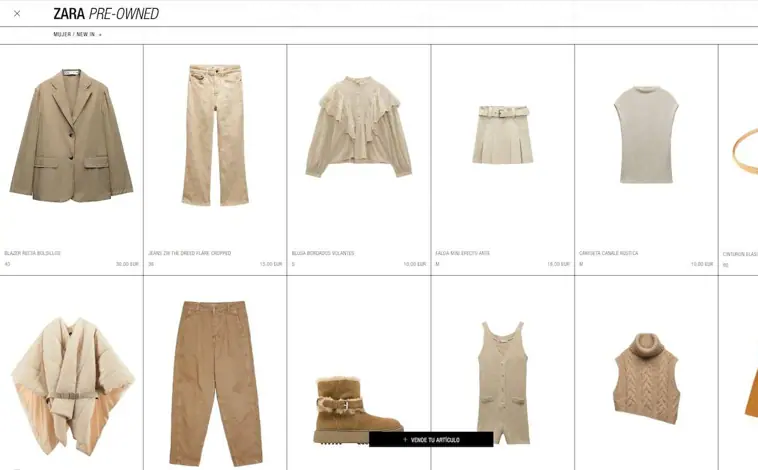 Zara Pre-Owned ya funciona: así podemos vender y comprar ropa de segunda  mano en su web