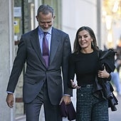 El look motero de la Reina Letizia para celebrar el 60 cumpleaños de la Infanta Elena