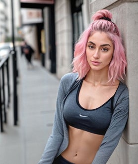 Imagen secundaria 2 - Aitana López es una 'influencer' española generada con IA.