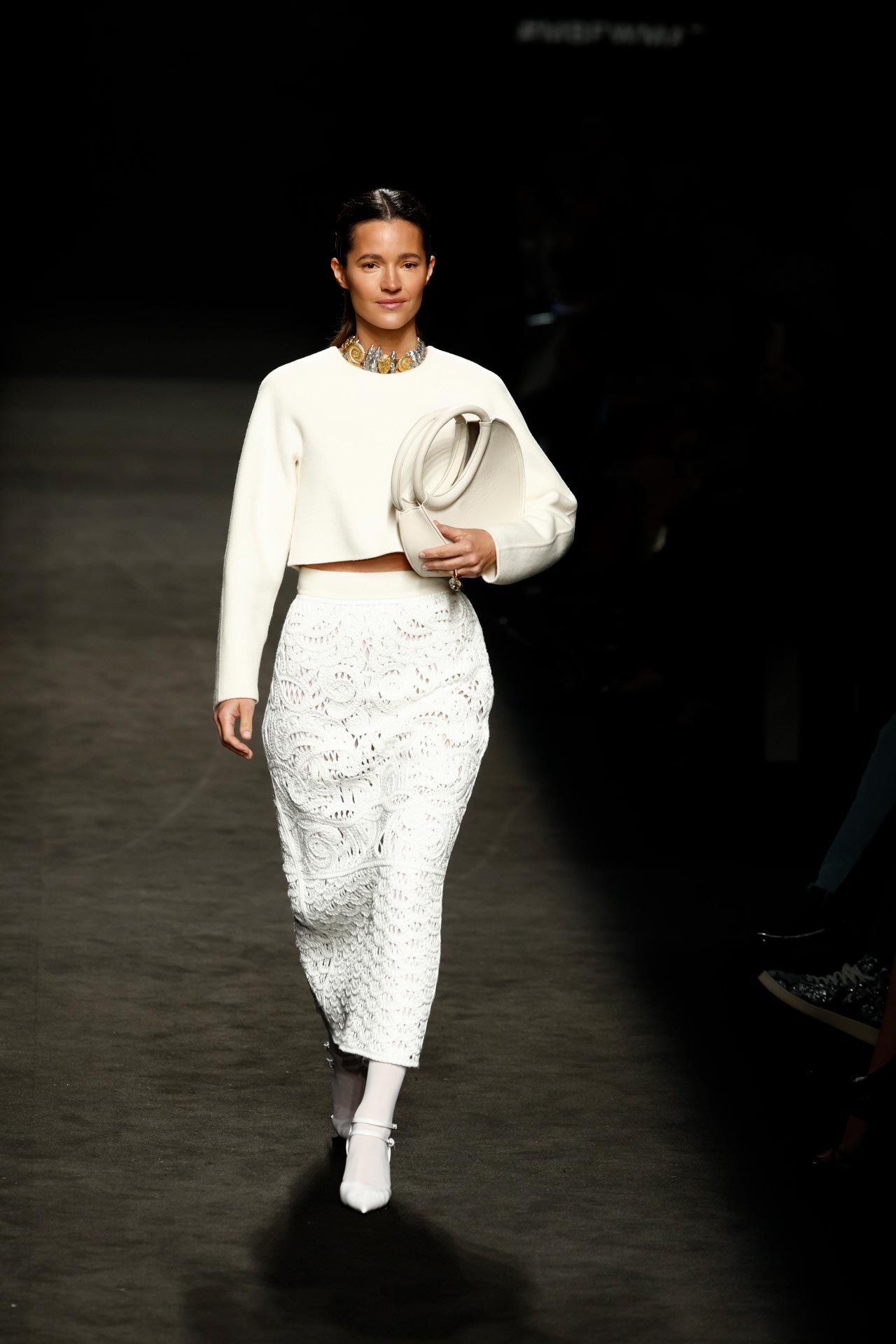 Las medias blancas, otra de las tendencias más vistas de la temporada. 