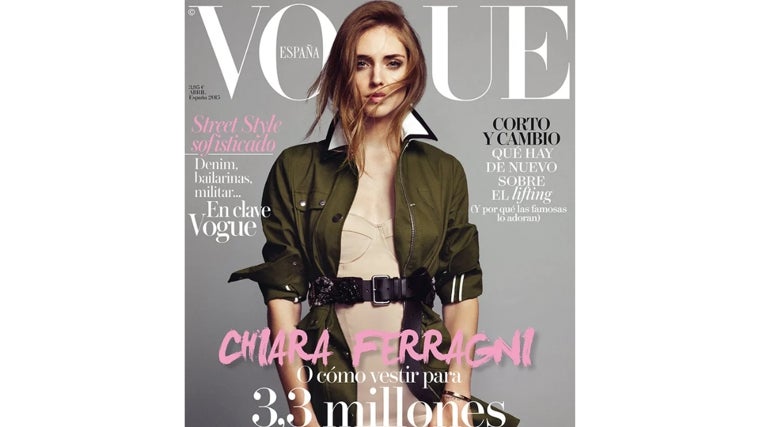 Chiara Ferragni en la portada de Vogue