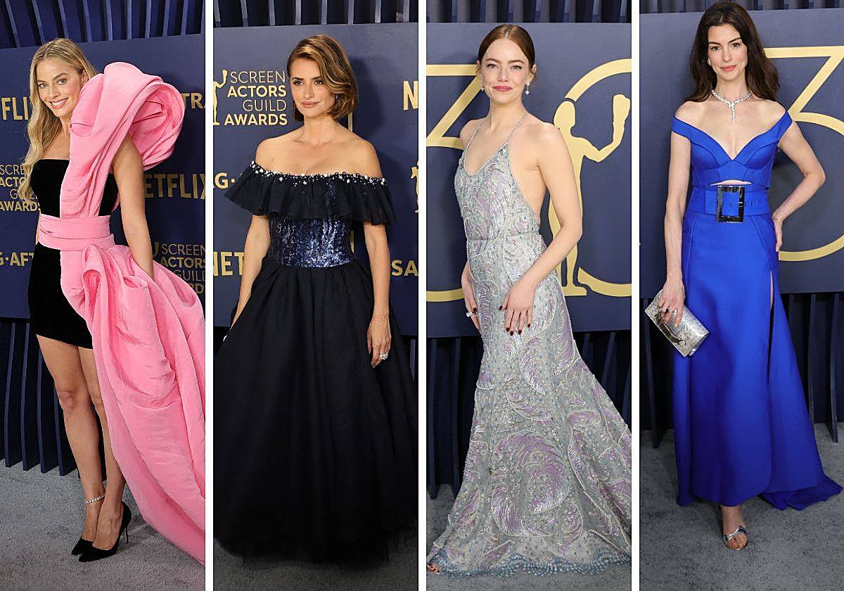 De Penélope Cruz a Margot Robbie: los vestidos más llamativos de los Premios SAG