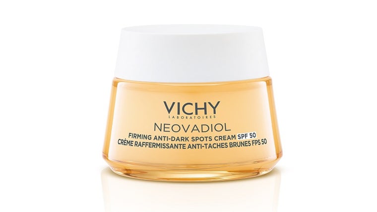 Neovadiol Crema de día reafirmante antimanchas con SPF50 de Vichy.