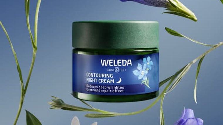 Crema de noche Redensificante Genciana Azul & Edelweiss BIO de Weleda.