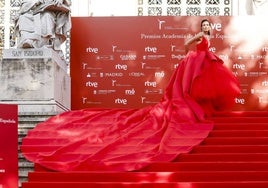 Los vestidos más llamativos de la alfombra roja de los Premios de la Academia de la Moda española