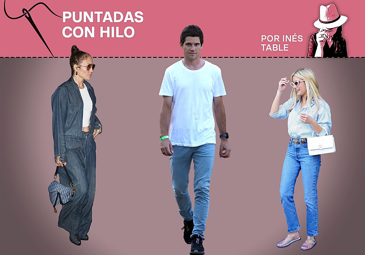 Jennifer Lopez, José Entrecanales y Emma Roberts apustan por el vaquero.