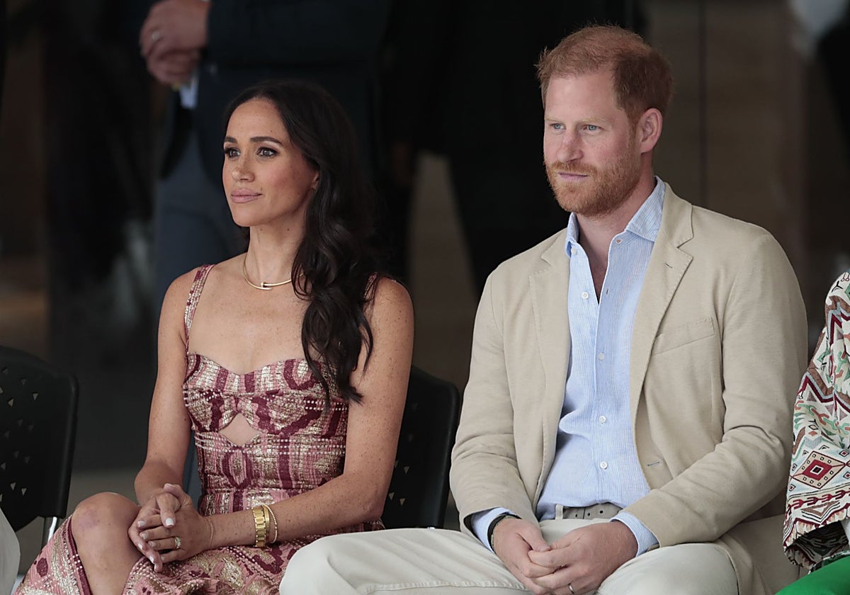 Despliegue estilístico de Meghan Markle en Colombia.