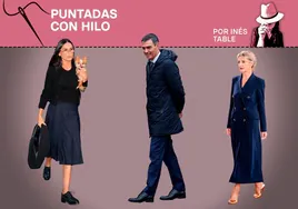 La gabardina del cole de Pedro Sánchez y el abrigo de pereza de Yolanda Díaz.