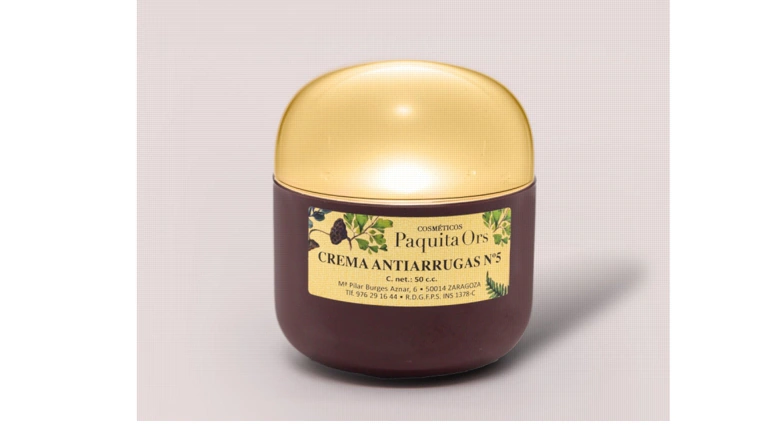 Crema Antiarrugas Nº 5 de Paquita Ors.