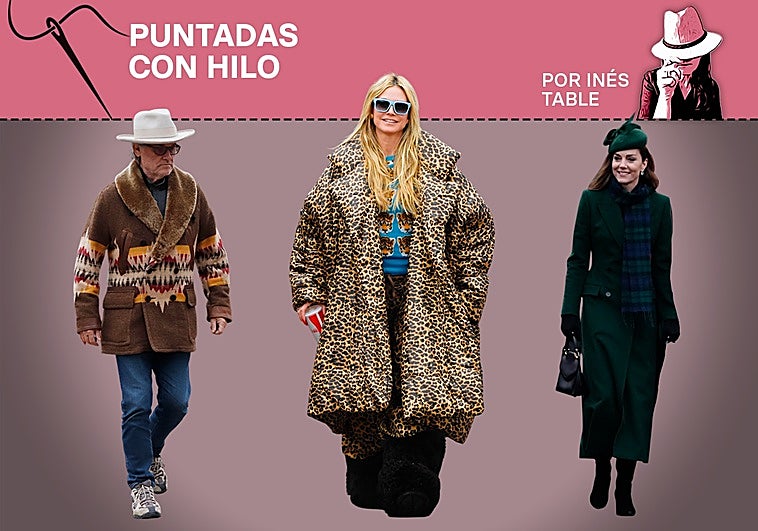 Al mal tiempo, el exagerado oversize de Heidi Klum, la elegancia de Kate Middleton y el señorío de Kurt Russell