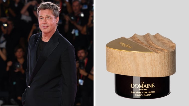 Brad Pitt supera los 60, y sabemos que usa las cremas de su marca Le Domaine, disponibles en España.