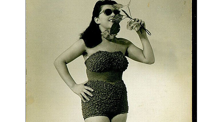 El bañador elástico de Dolores Cortés