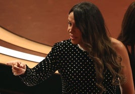 El vestido de lunares de Karla Sofía Gascón para asistir a los Oscar 2025