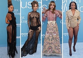 La alfombra roja más excéntrica del año: transparencias, escotes y aberturas imposibles en los Billboard Women