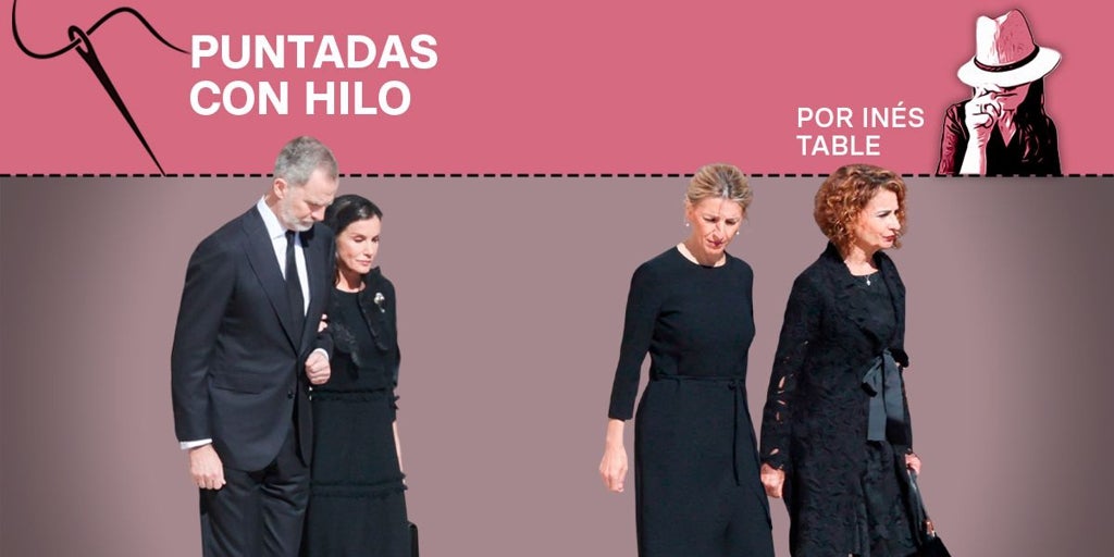 Apagón estilístico de Melania y Montero en el funeral de Papa