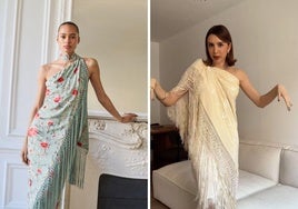 Cómo hacerte el traje que arrasa en Mango para la Feria de Sevilla: solo necesitas un mantón y una gomilla