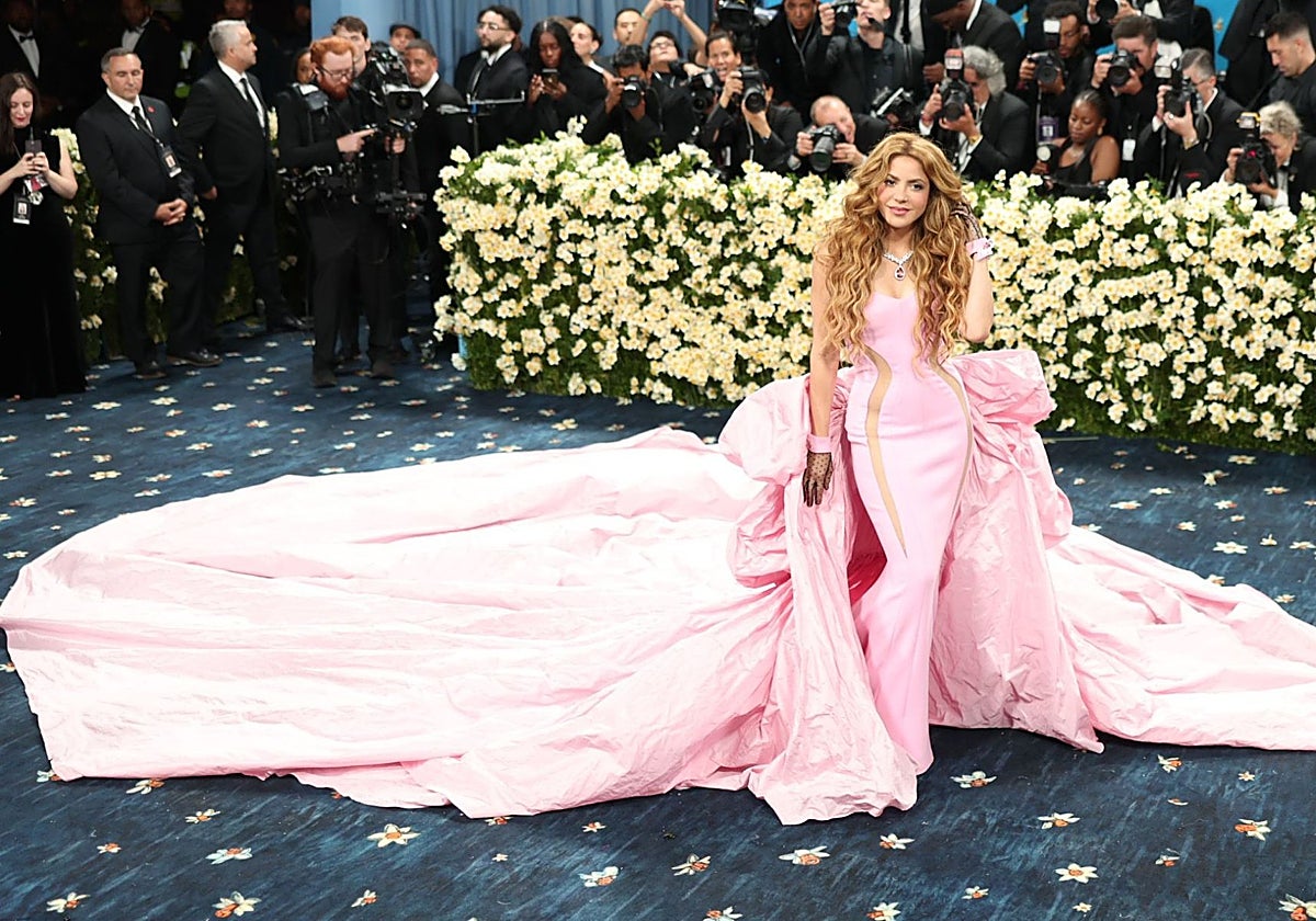 Shakira en la gala MET 2025