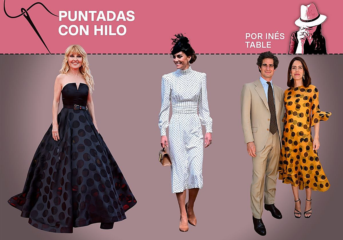 ¡Puntos, puntos y más puntos! Los lunares de Sofía Palazuelo frente a los suspensivos de Cayetana y Kate Middleton