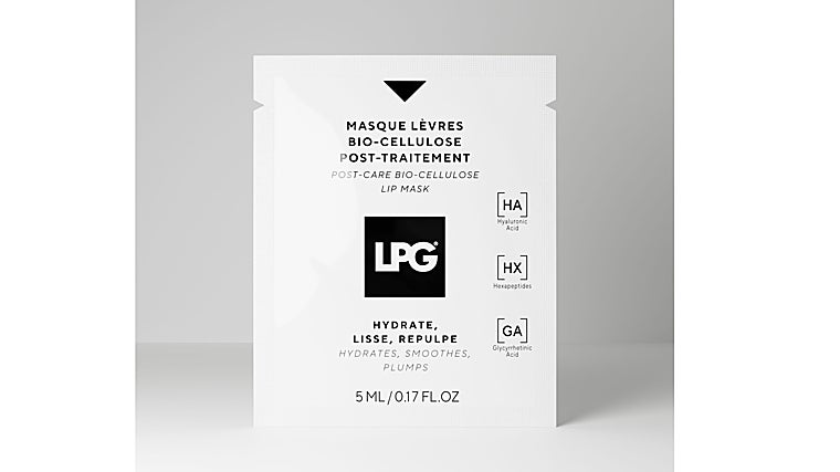 Mascarilla de labios de biocelulosa de LPG.