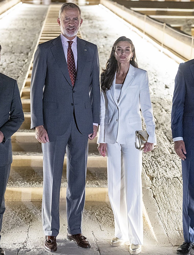 Los Reyes en el templo egipcio de Hatshepsut.