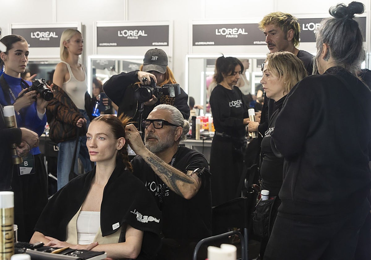 El backstage de la MBFWMadrid.