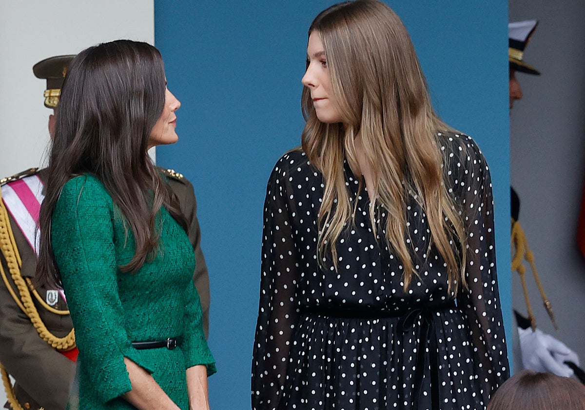 La Reina Letizia y la Infanta Sofía