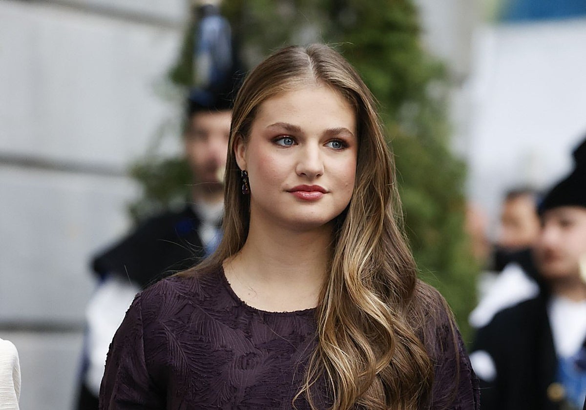 La Princesa Leonor en Oviedo.