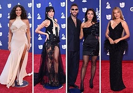 De Aitana a Pilar Rubio: los looks más llamativos de la alfombra roja de los Latin Grammy 2025