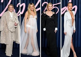 Transparencias, escotes de vértigo y el regreso del minivestido en la alfombra roja de los Fashion British Awards 2025