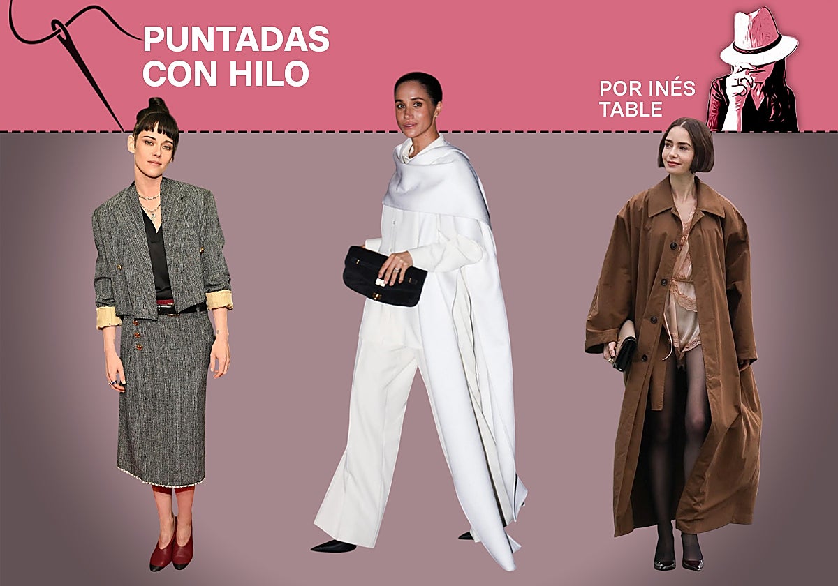 Kristen Stewart, Meghan Markle y Lily Collins