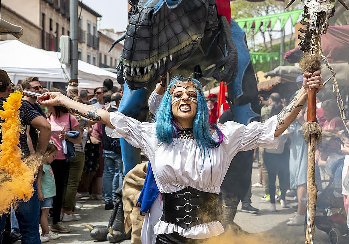 Espectáculo de danza y teatro de la Feria Medieval de El Álamo