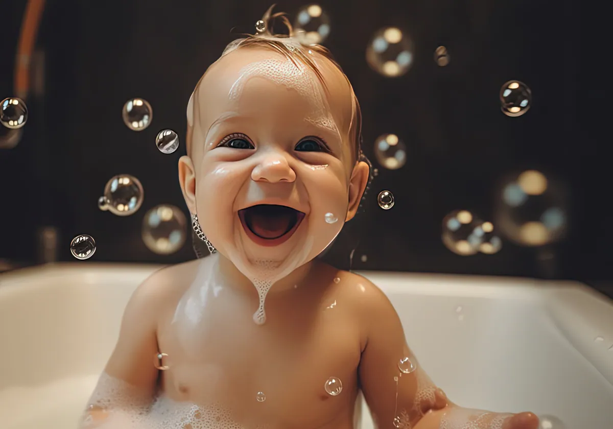Todos los beneficios que no conocías de bañar a tu bebé a diario