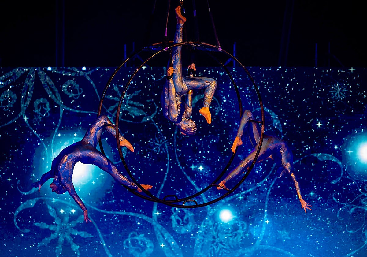 Uno de los platos fuertes de esta cita: el espectáculo de hielo Hontana