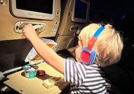 Viajar en avión a las Antípodas con un niño    de 3 años