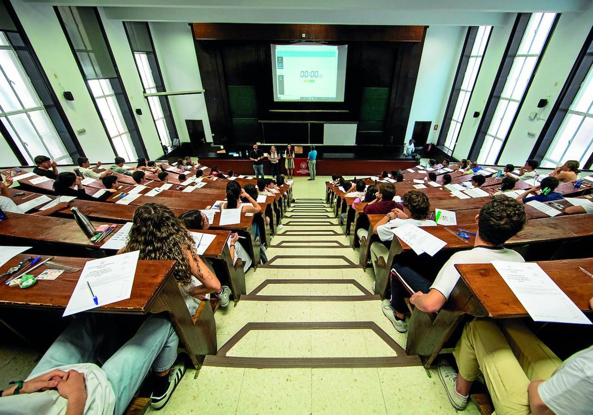 La nota final pondera en 40% de la prueba y un 60% la nota de Bachillerato