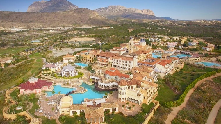 Vista aérea del complejo de la Costa Blanca