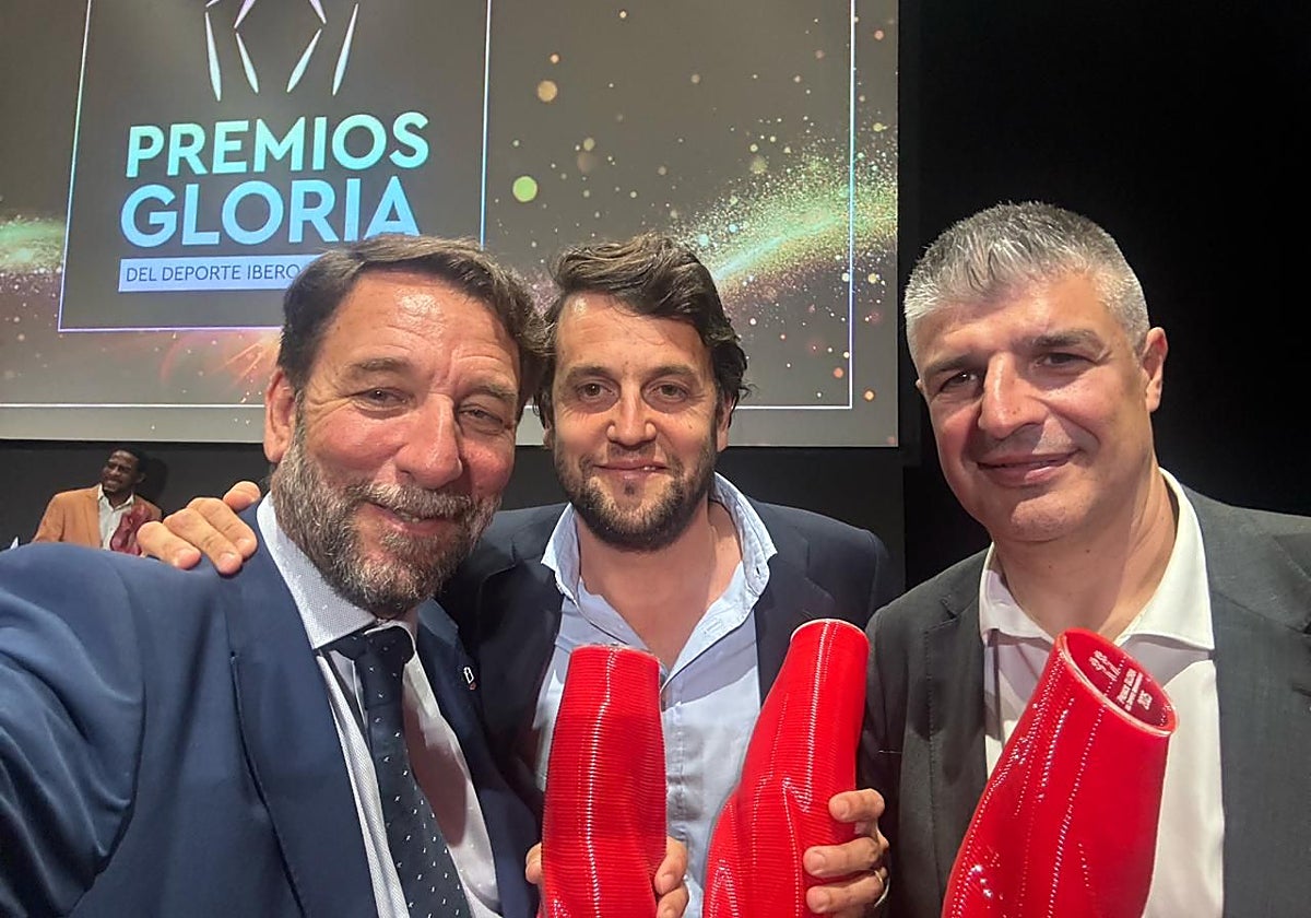 José Luis Martínez de Urbina, Director ofIntl. Development at Academica Corp.-President at Academica Spain, Carlos López, CEO and founder of European School of Sports (ESS); César Martín, Director de Relaciones Institucionales y Director de la Fundación del Real Oviedo