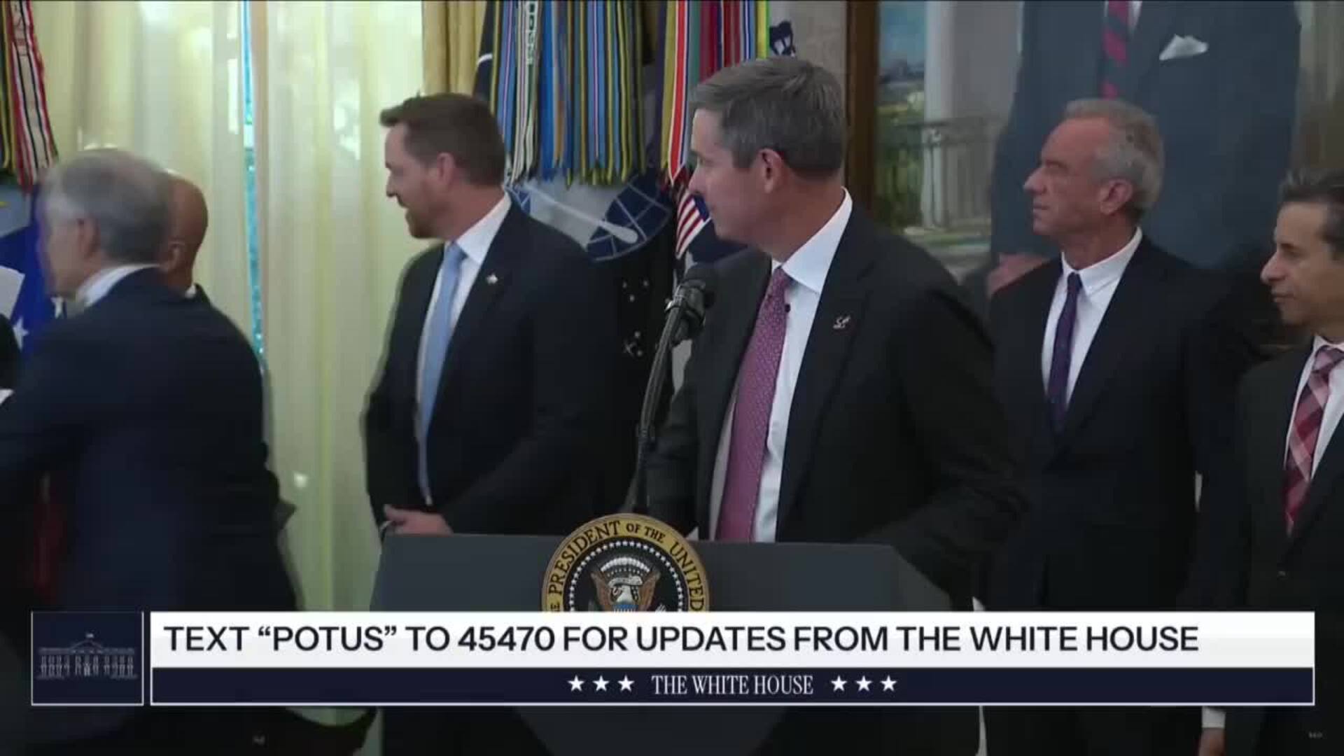 Un alto ejecutivo de la farmacéutica Novo Nordisk se desmaya en el Despacho Oval