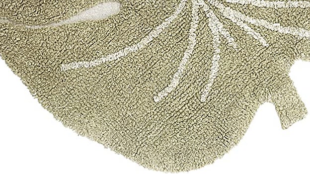 Alfombra de pila baja color verde